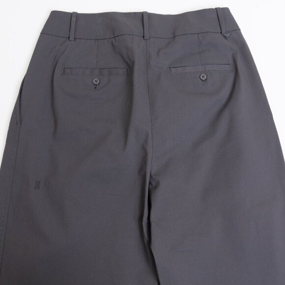 Kit And Ace Navigator Ride Pleated Pants Cropped Oversized Gray - Picture 8 of 15